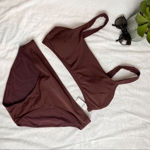 Aerie Solid Bikini Set